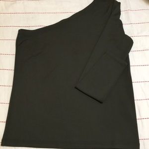 Theory Olive Green Top Size  Large NWT